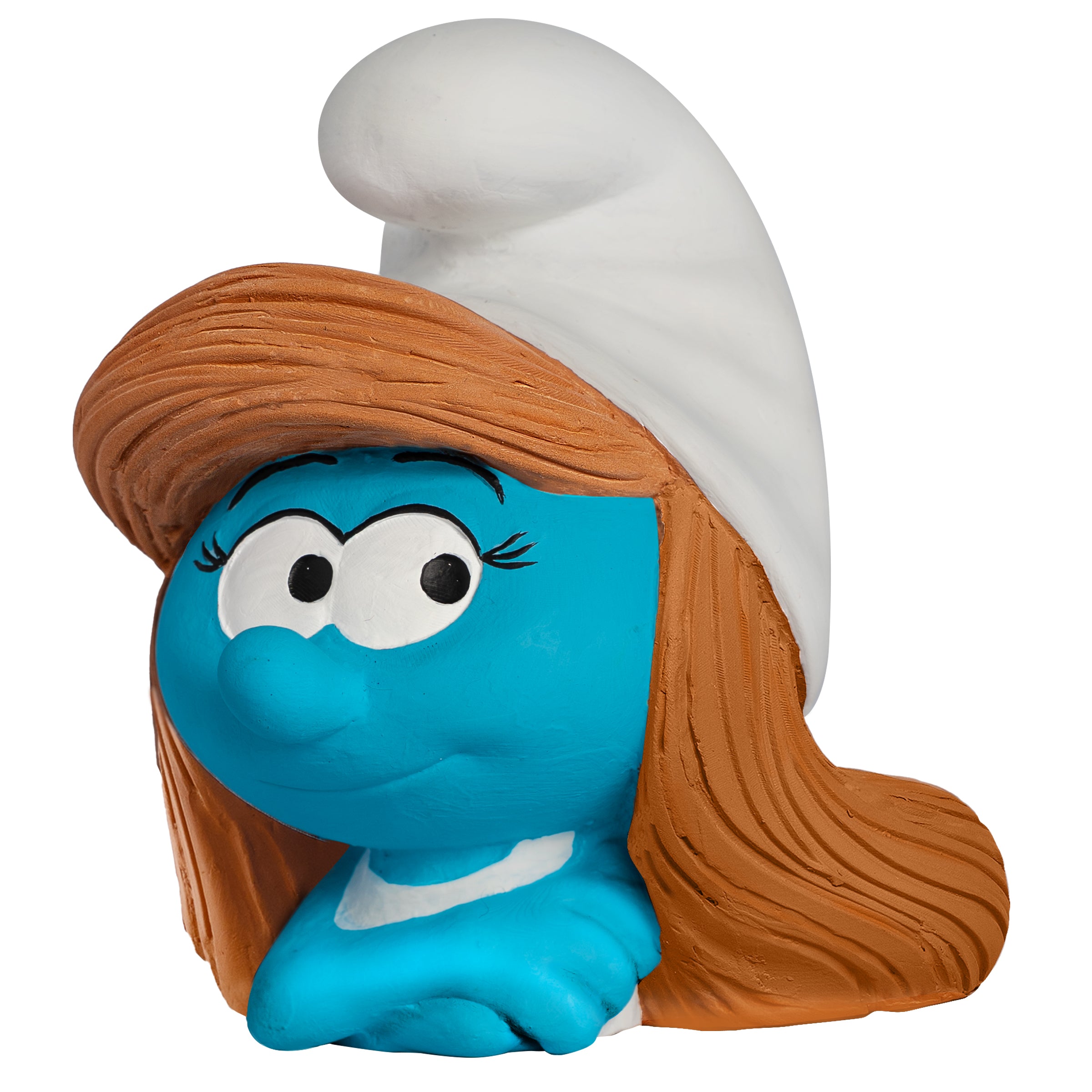 Alternative view of Smurfette Chia Pet