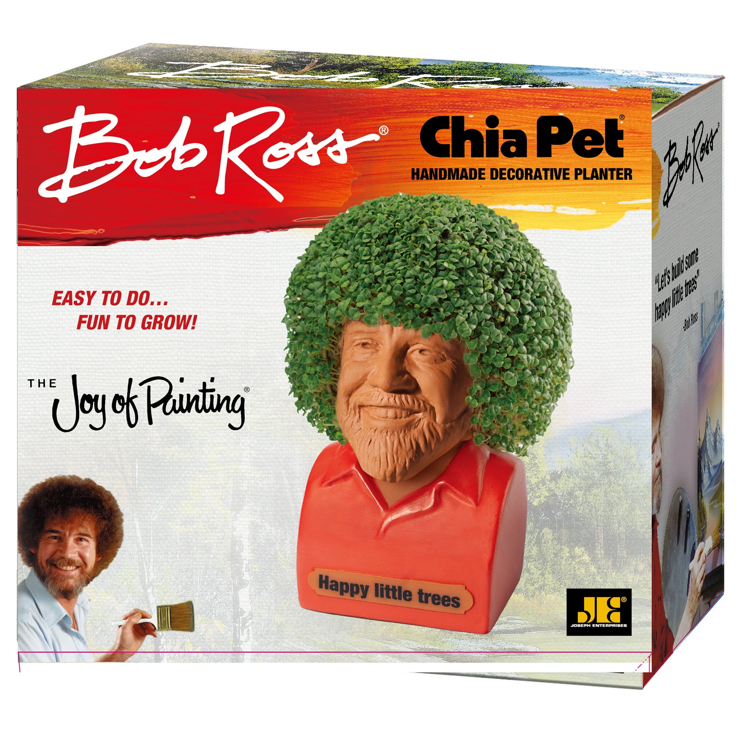 Bob Ross with Red Shirt Chia Pet - Image 5