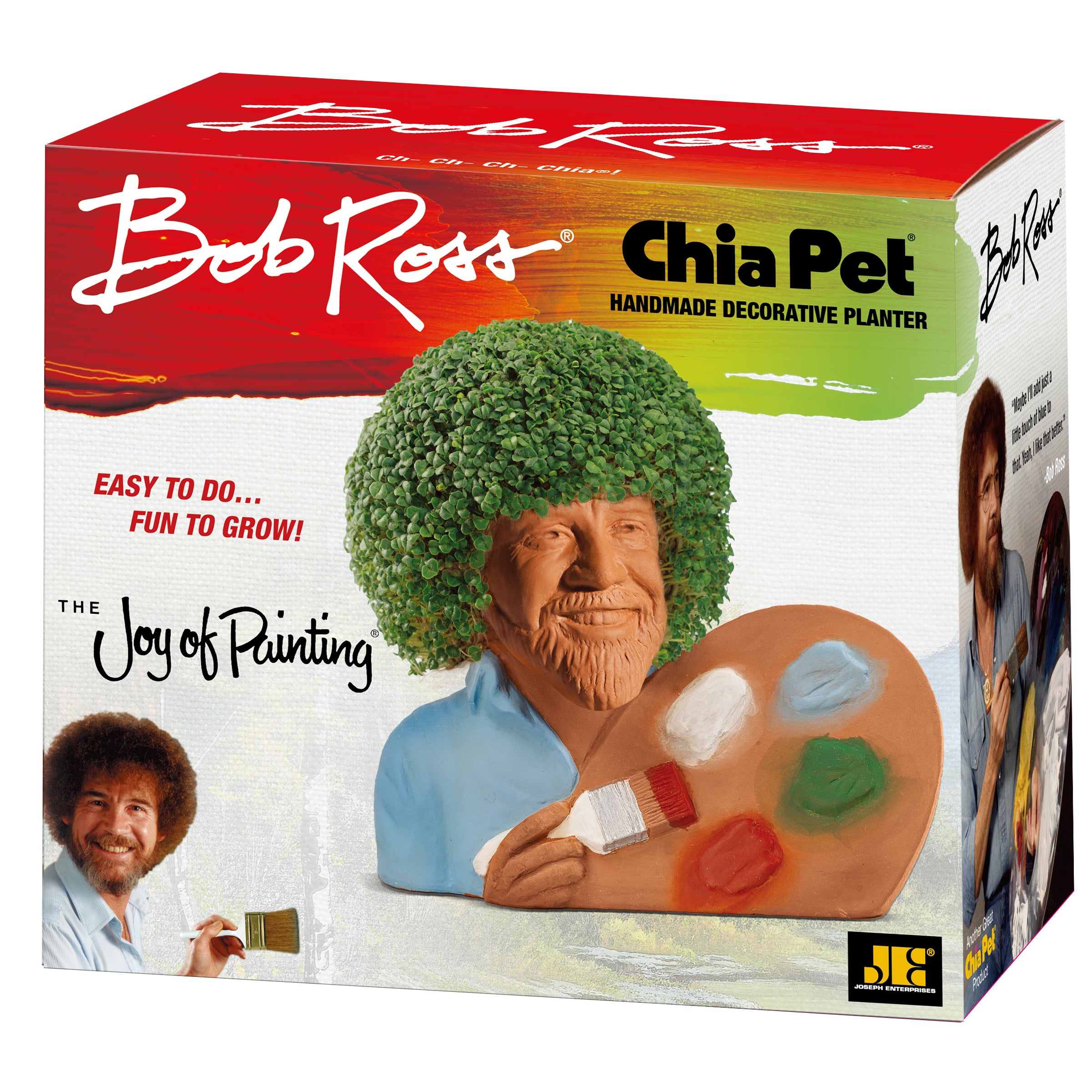 Bob Ross with Paint Palette Chia Pet - Image 5