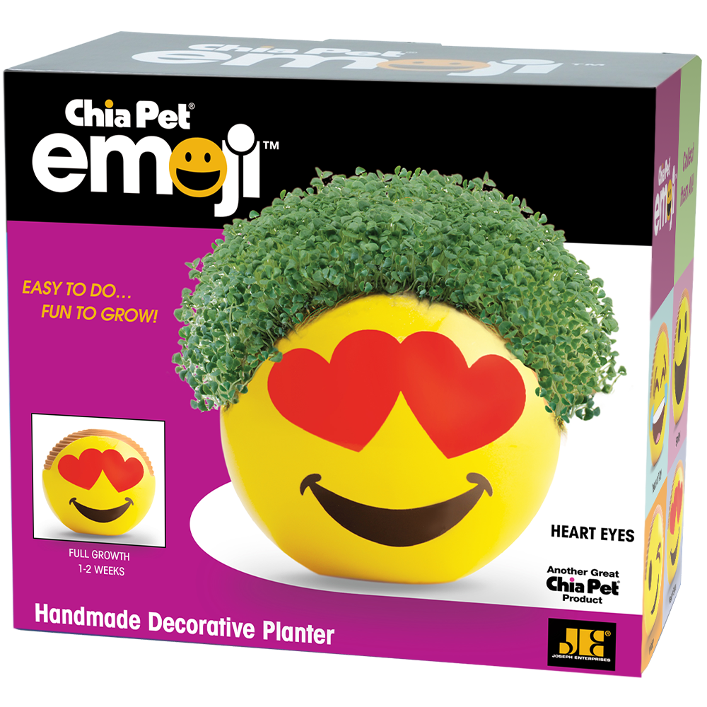 Emoji Heart Eyes Chia Pet - Image 6