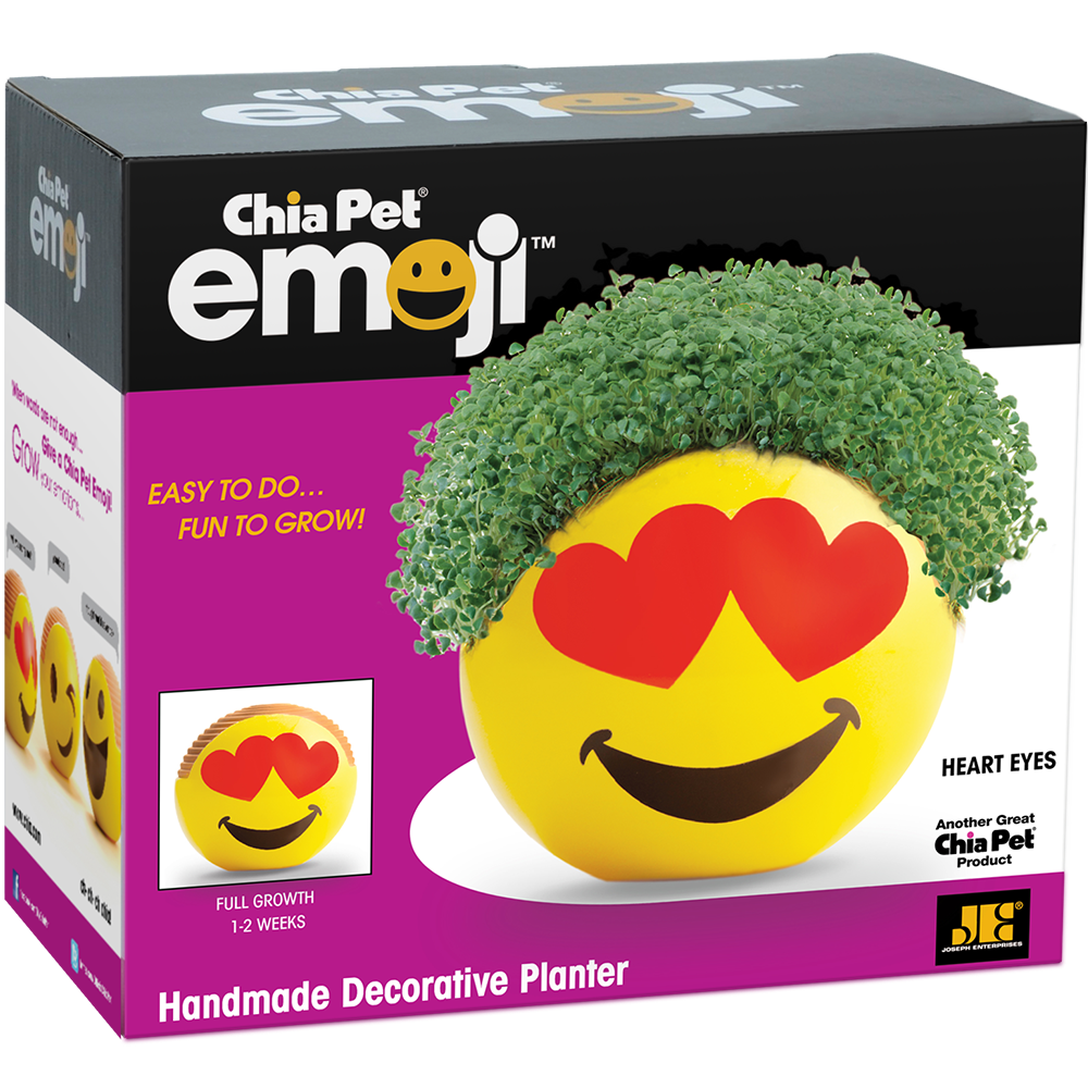 Emoji Heart Eyes Chia Pet - Image 5