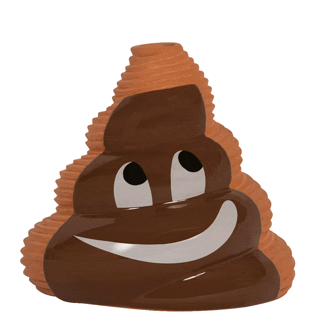 Alternative view of Emoji Poopy Chia Pet