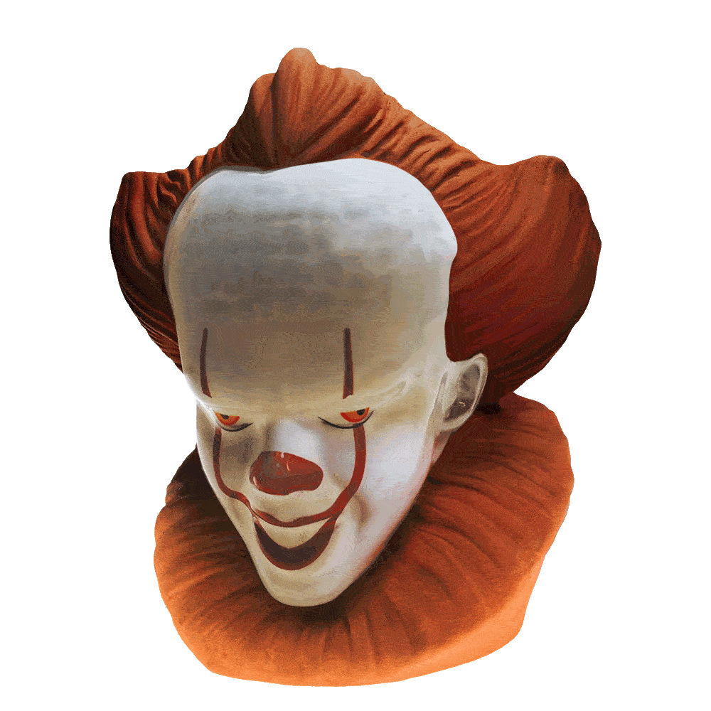 Alternative view of Pennywise the Clown Chia Pet